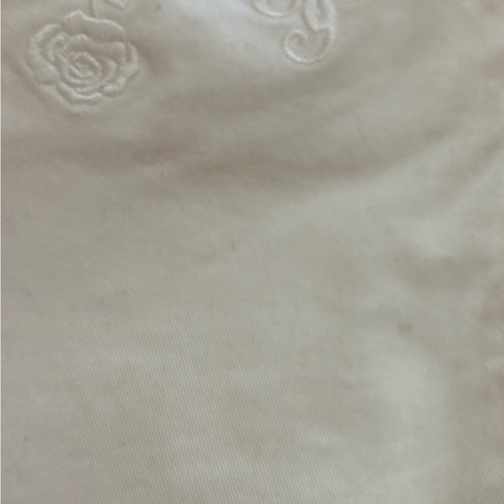 White Denim Distressed Skirt Size 8 Rebecca Minkoff - Picture 11 of 11